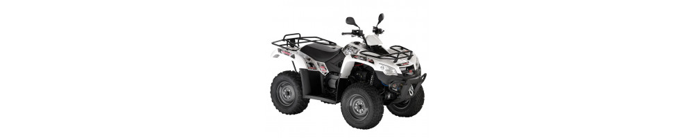 Elargisseurs de voies pour quad Kymco MXU 400 IRS.