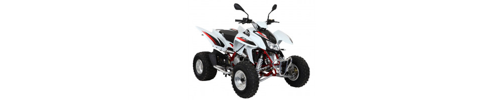 Elargisseurs de voies pour quad Triton Enduro 450 R.