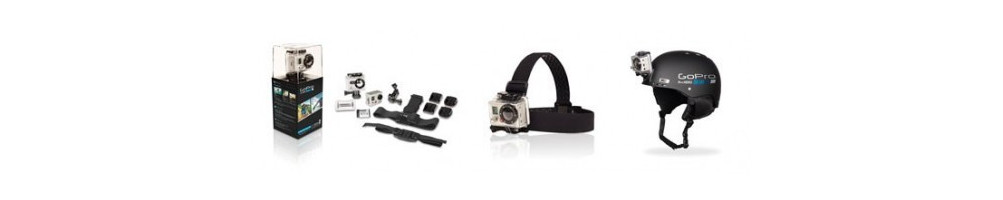 Caméra Gopro HD2, contoure HD et Bullet HD.