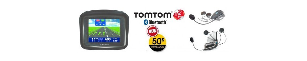 GPS Tomtom et Garmin pour moto, scooter et quad.