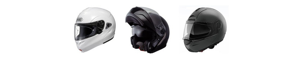 Découvrez notre gamme de casques Modulable LS2, Shoei et Schuberth pour scooter, moto, quad et buggy.